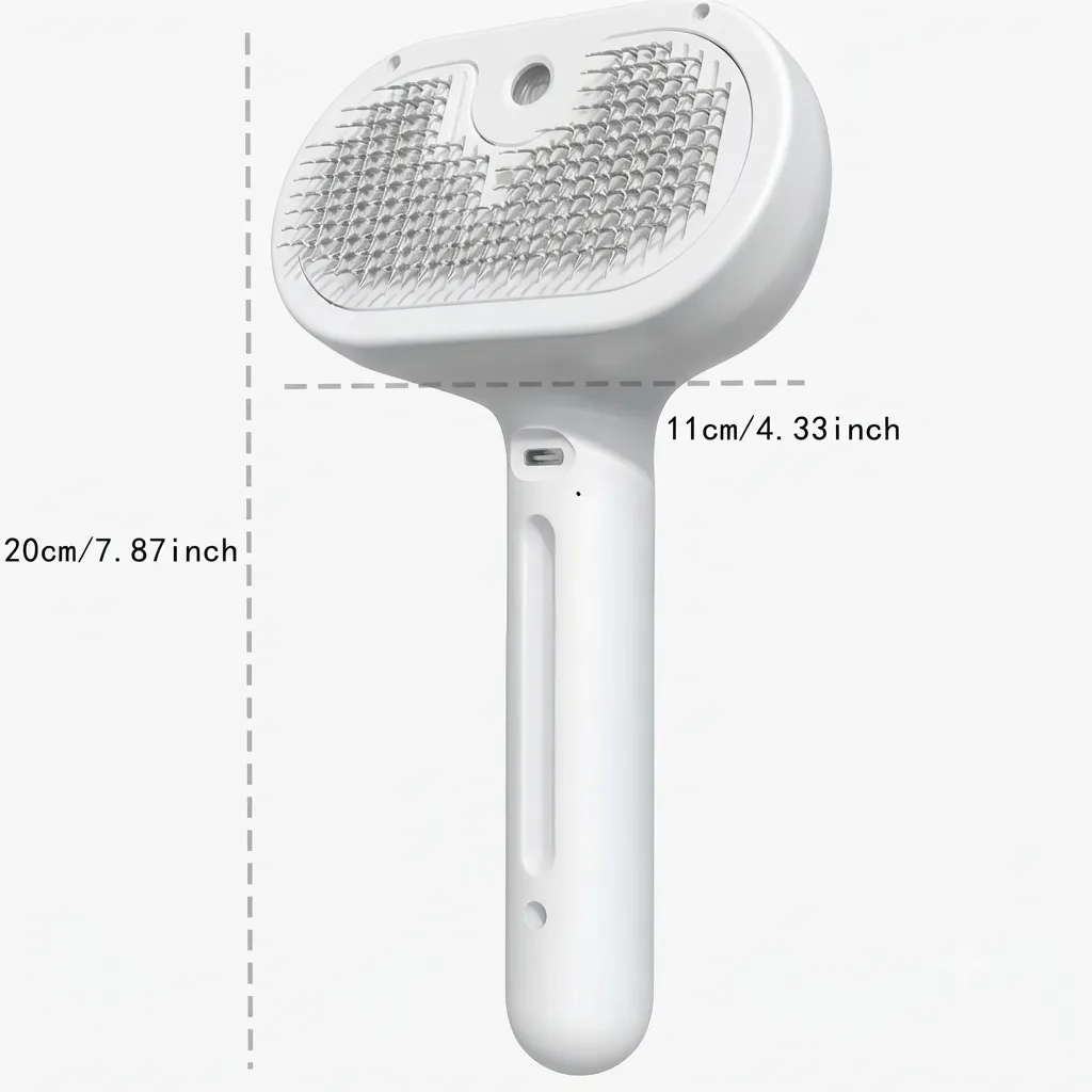 Pet Spray Hair Comb Pet Hair Remover Cleaning Brush Cats Grooming Dog Accessories Tools Dematting Water Mist Humidifier Comb