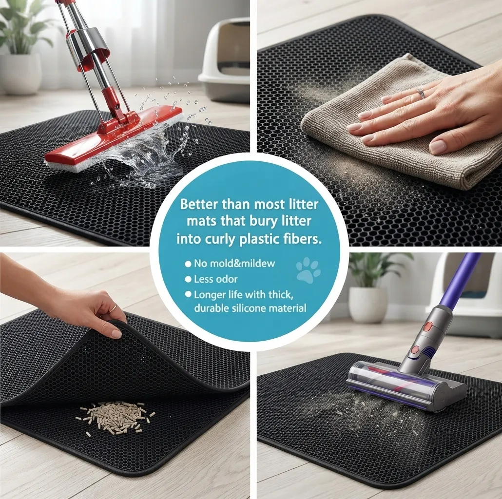 Waterproof Double Layer Cat Litter Mat