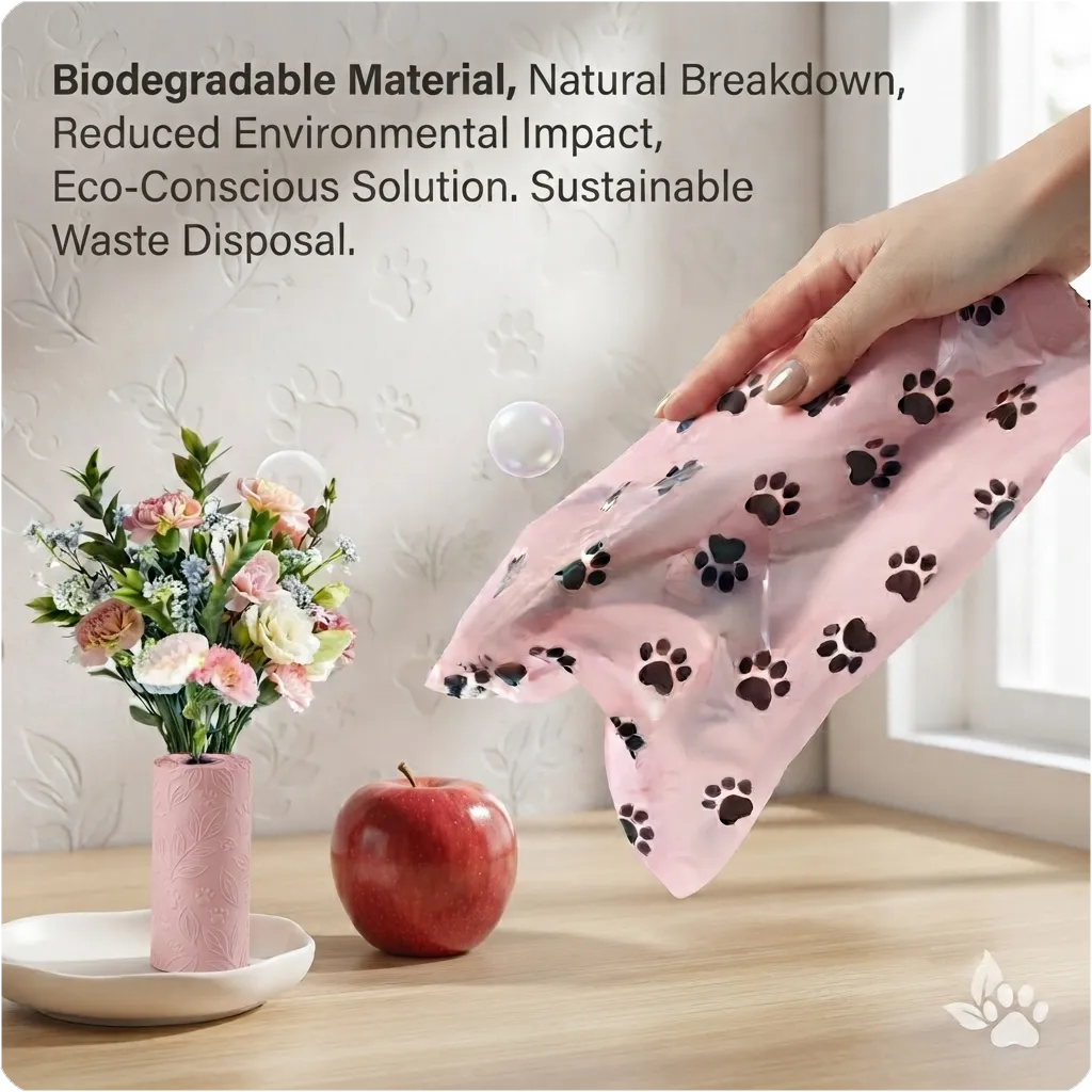 Scented Biodegradable Dog Poop Bags - Eco-Friendly Pet Waste Disposal Bags Bulk Pack