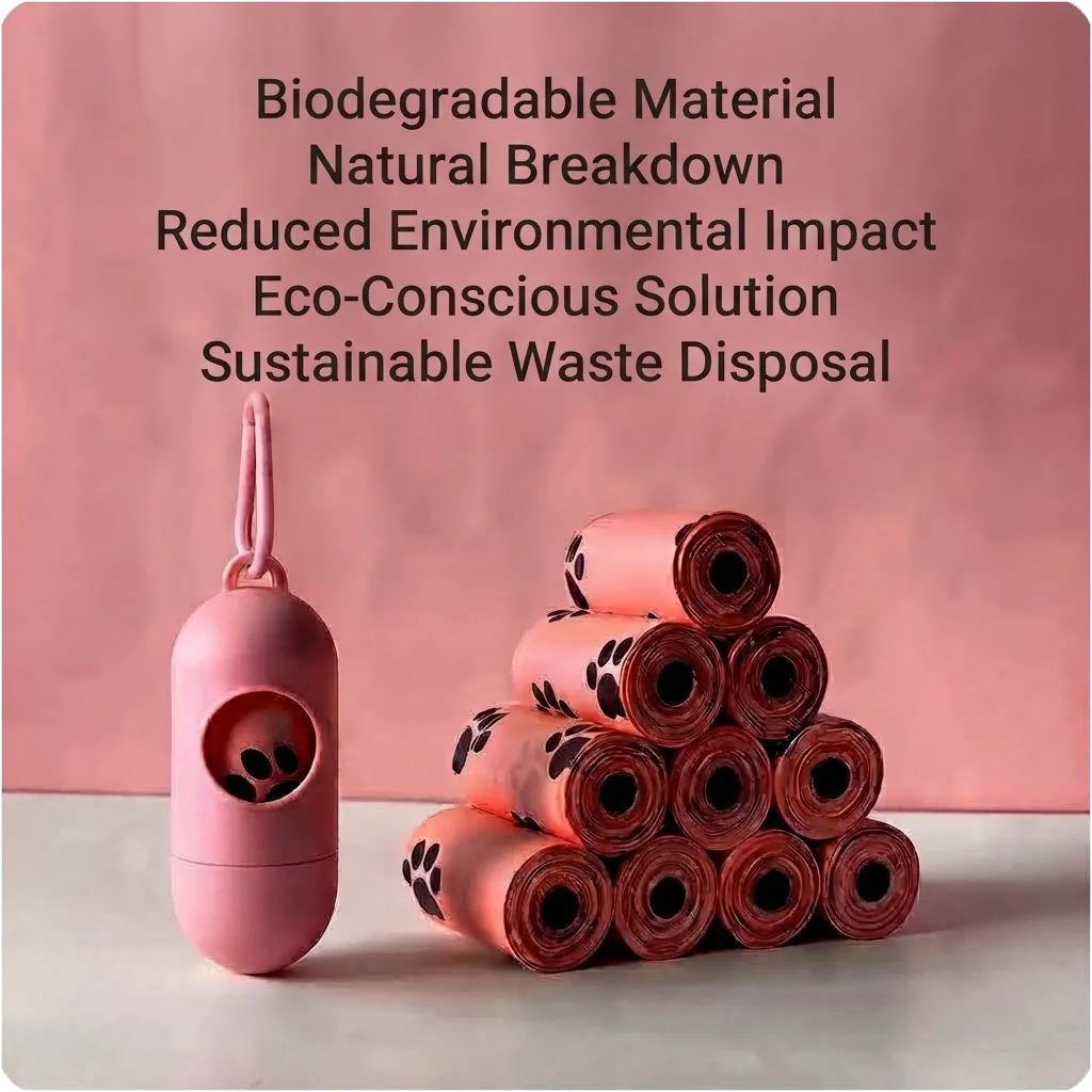 Scented Biodegradable Dog Poop Bags - Eco-Friendly Pet Waste Disposal Bags Bulk Pack